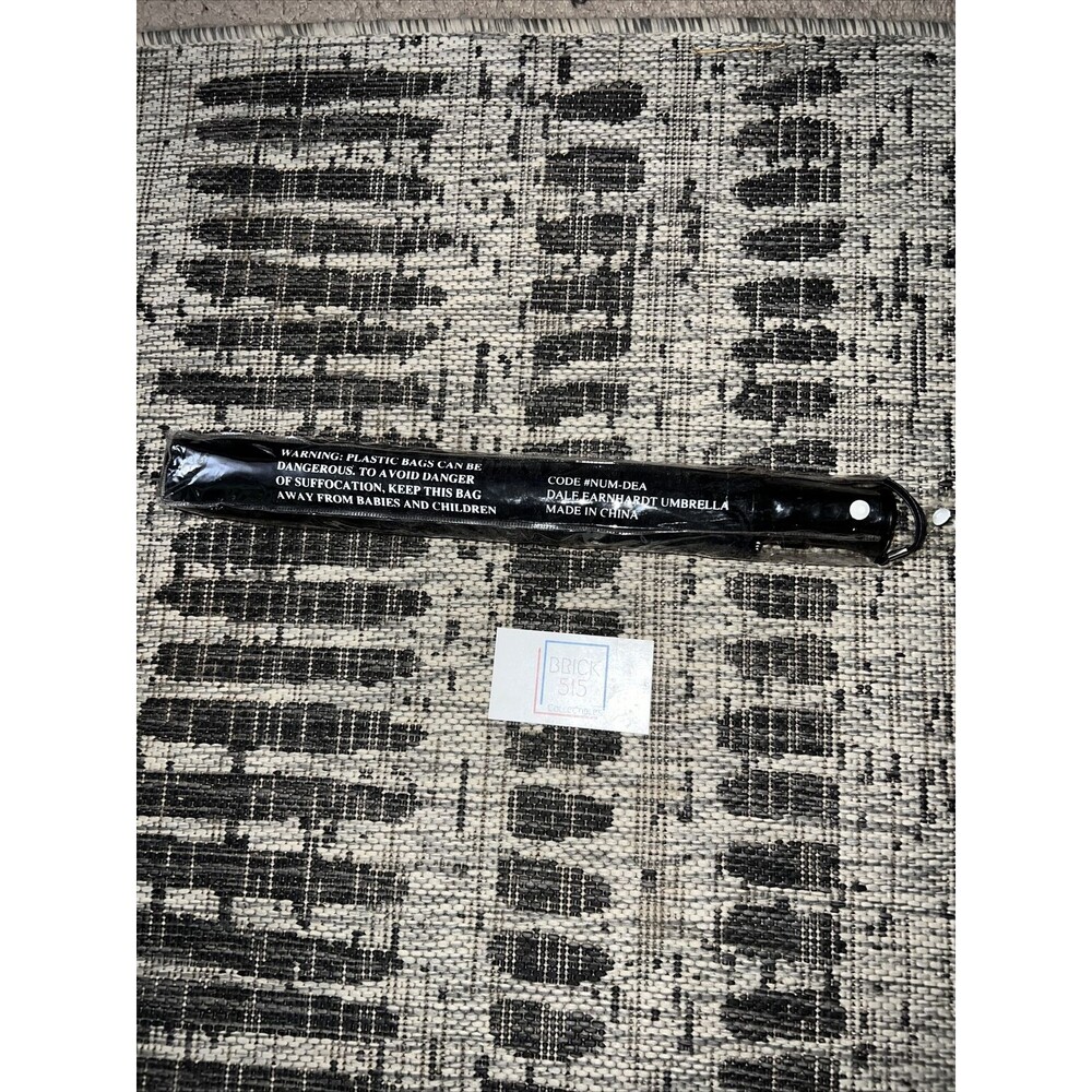 NASCAR Dale Earnhardt No. 3 Black Folding Umbrella New 42 Inch Racing